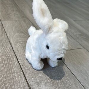 White Plush Bunny Toy